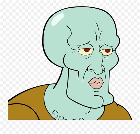 handsome squidward copy and paste.